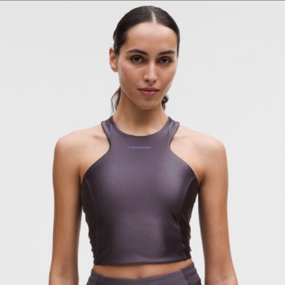Lululemon Satin Shine Tank Arctic Purple NWT Size 8 B/C Support